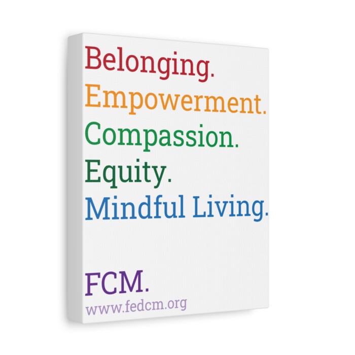FCM Canvas Wall Art - Core Values Series