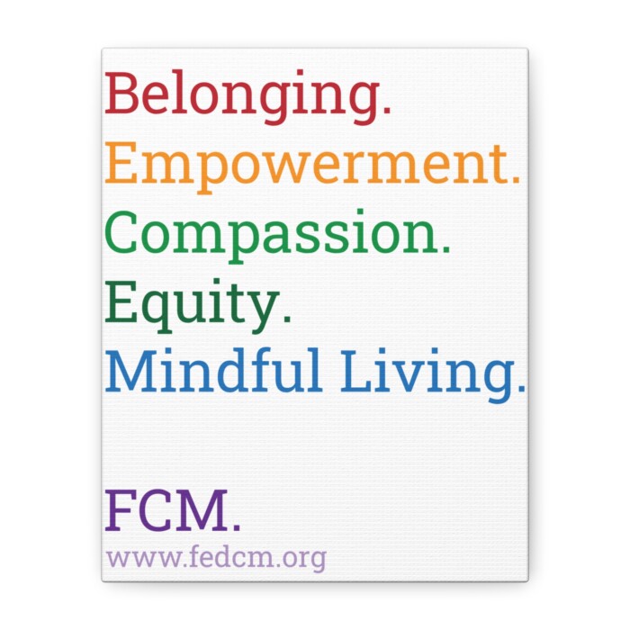 FCM Canvas Wall Art - Core Values Series - Image 2