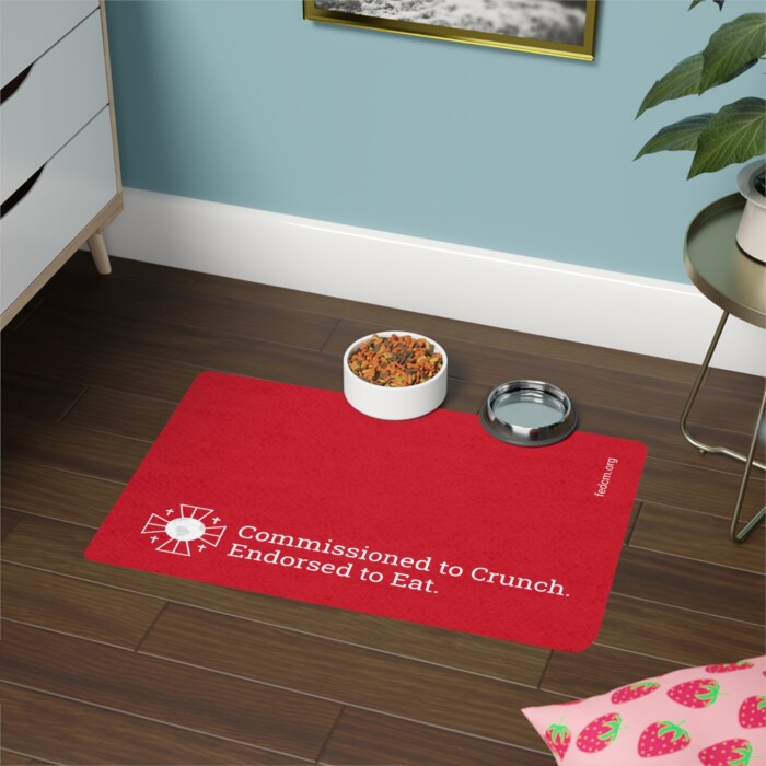 Commissioned & Endorsed Pet Food Mat - Image 3