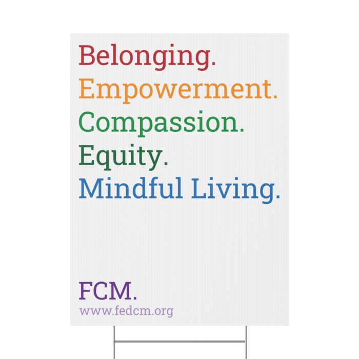 Yard Sign - FCM Core Values Series - Image 2
