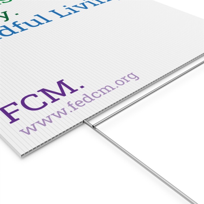 Yard Sign - FCM Core Values Series - Image 4